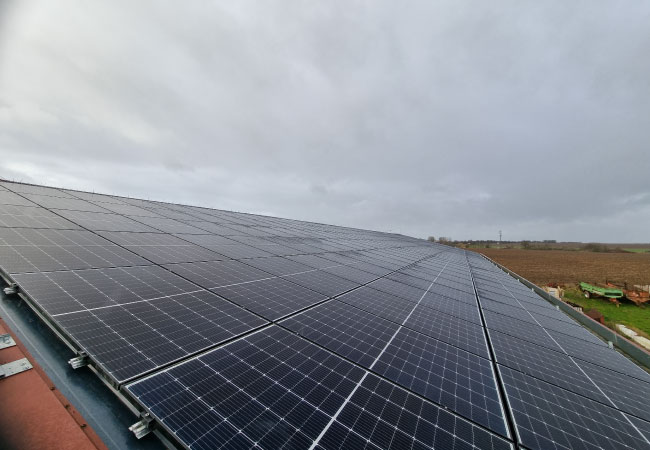 panneaux solaires de Croisilles